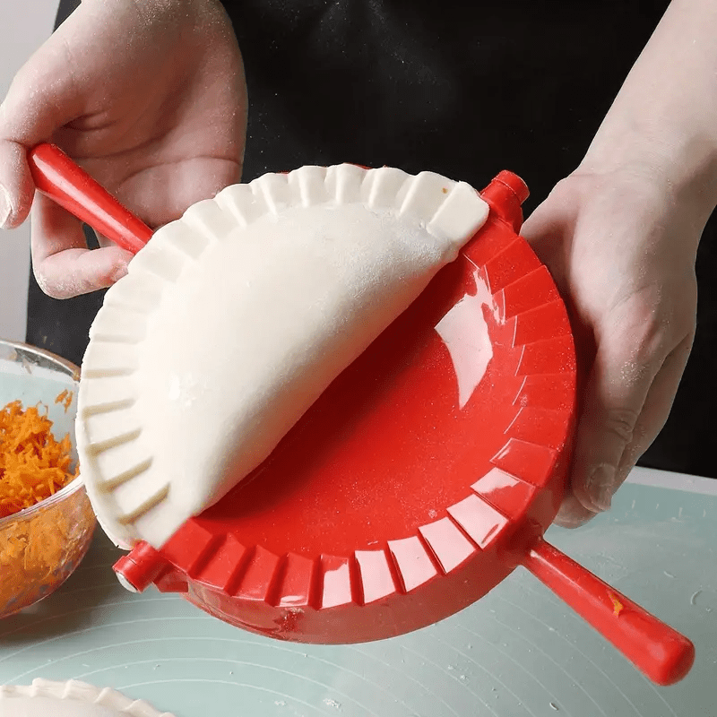 Kitchen Gadgets Dumpling Maker - 3個セット 家庭用餃子型セット、プラスチック製餃子型、手動餃子メーカー、多機能キッチンツール、餃子作りガジェット