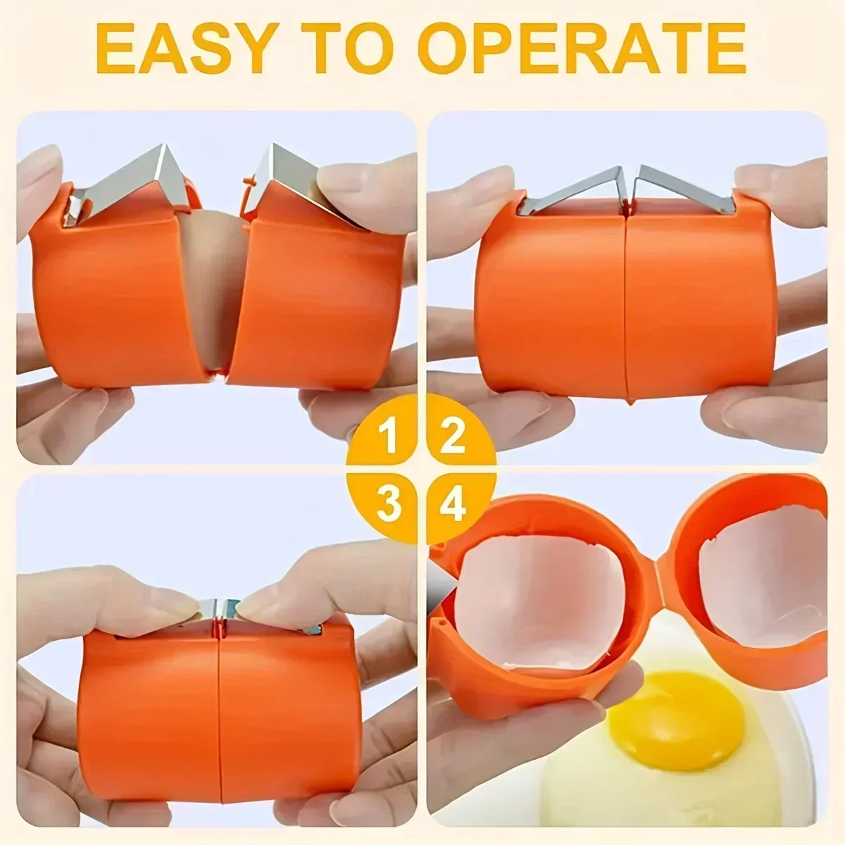Egg Separator Tool - 1/3 個-新しい卵殻オープナープレス卵殻セパレーターポータブル卵オープナーキッチンハンドヘルド卵殻クラッシャー家庭用