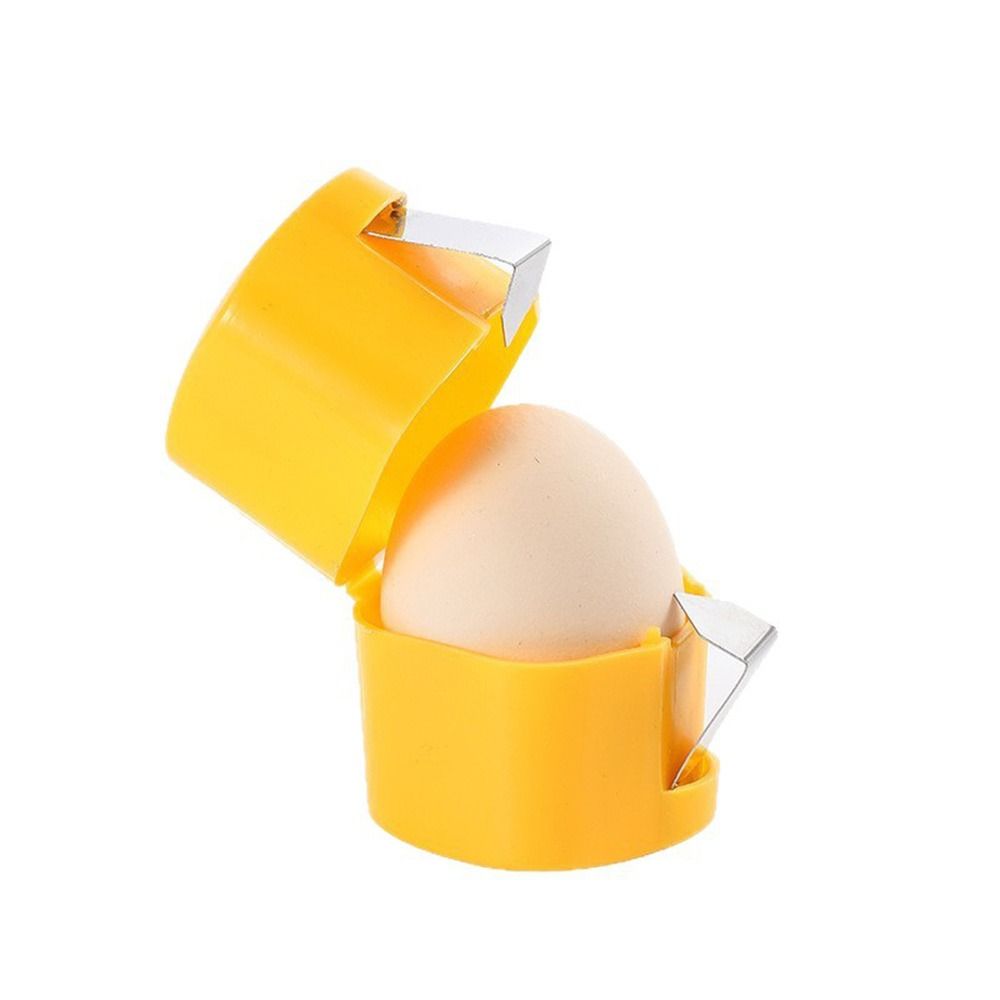 Egg Separator Tool - クリエイティブで可愛い卵殻オープナー、ステンレス製家庭用卵オープナー、改良型セパレーター、卵殻開けキッチン用品
