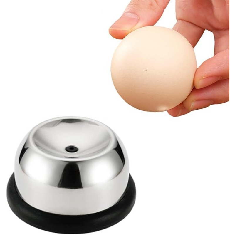 Egg Separator Tool - ステンレス製の卵穴あけ針、生卵のポーチング用穴あけパンチ、キッチン・ベーカリー用ツール、耐久性のある穴分離器