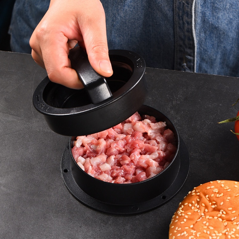 丸型ハンバーガープレス バーガープレス 牛肉グリル 食品グレ - Kitchen Helper Gadgets のレビューと価格
