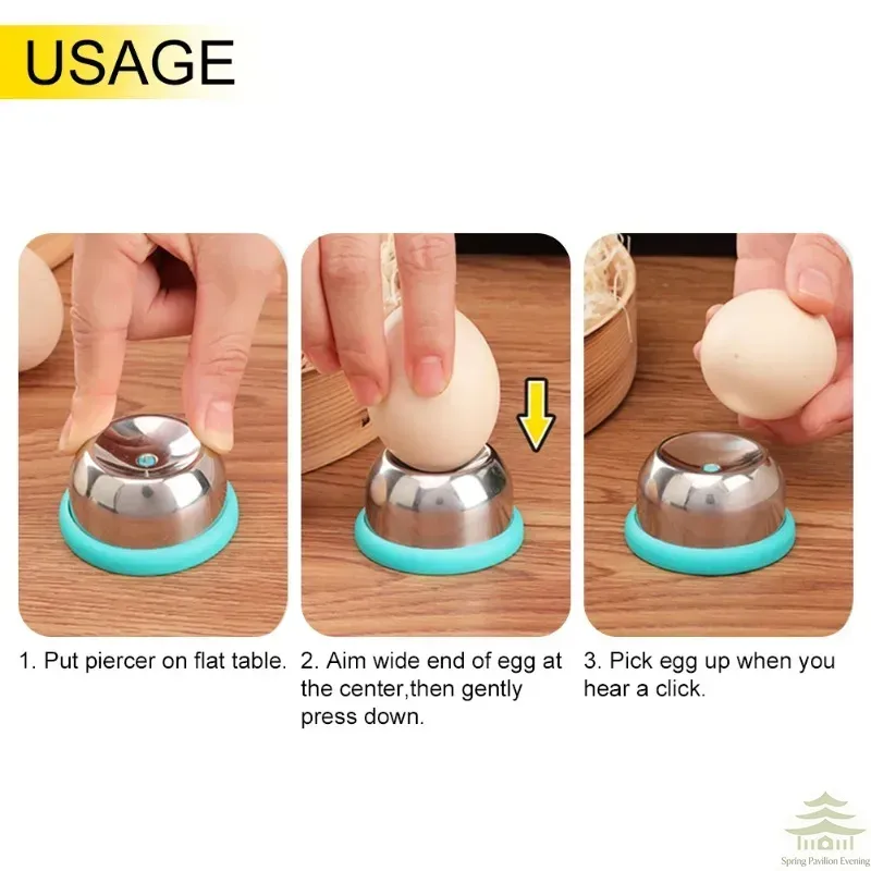 エッグピアサー、ステンレス鋼針エッグホールパンチャー、エッグ - Egg Separator Tool のレビューと価格
