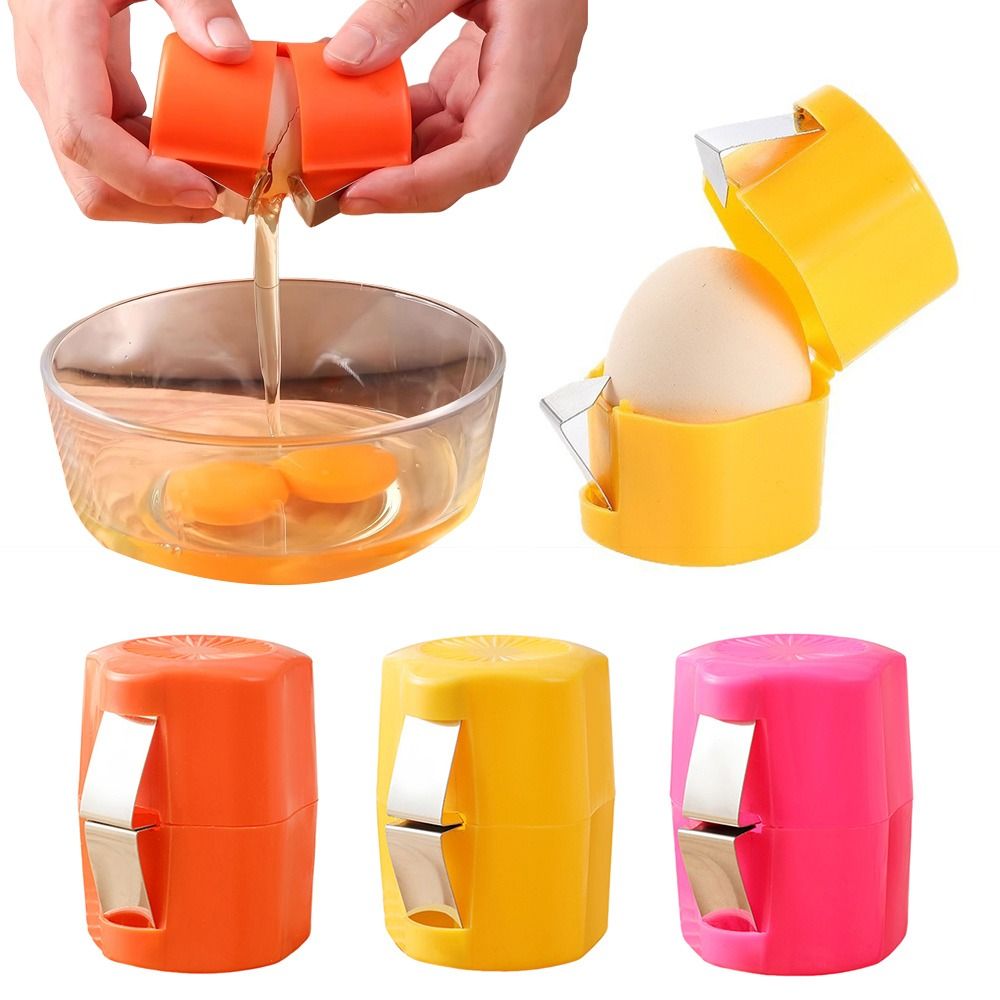 クリエイティブで可愛い卵殻オープナー、ステンレス製家庭用卵オ - Egg Separator Tool のレビューと価格