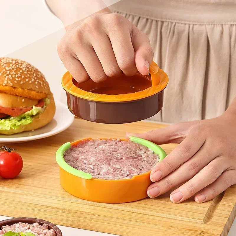 ホットラウンドハンバーガー バーガー プレス 牛肉グリル 食 - Kitchen Helper Gadgets のレビューと価格