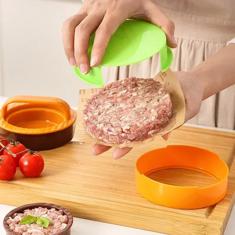 ホットラウンドハンバーガー バーガー プレス 牛肉グリル 食 - Kitchen Helper Gadgets のレビューと価格