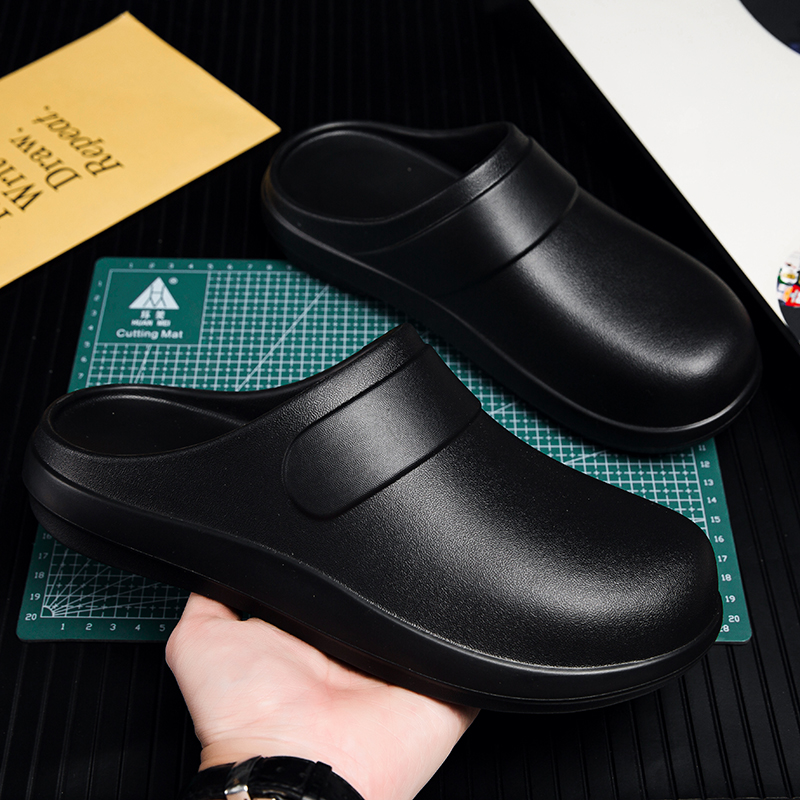 男性用防水シェフシューズ、滑り止めと耐油性のキッチンシューズ - Kitchen Gadgets For Men のレビューと価格