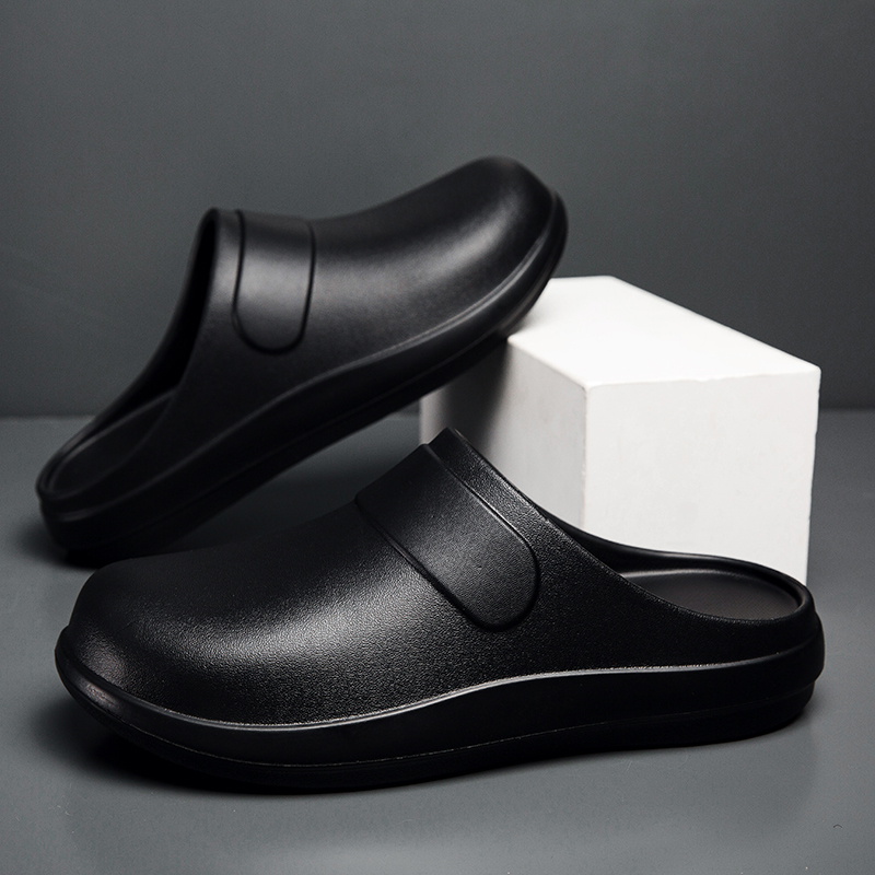 男性用防水シェフシューズ、滑り止めと耐油性のキッチンシューズ - Kitchen Gadgets For Men のレビューと価格