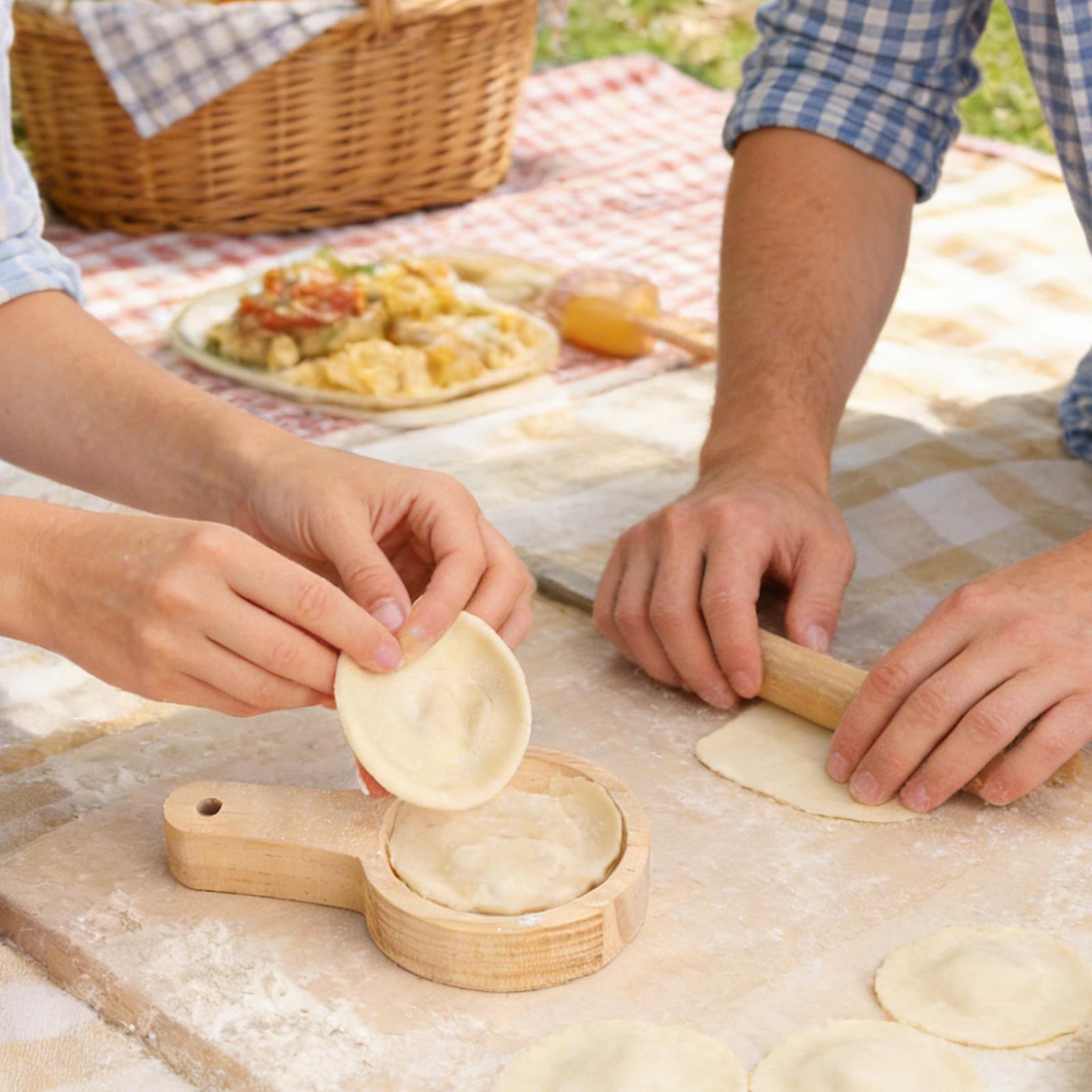 3インチ餃子皮プレス機、手持ち式ペストリーメーカー、餃子、パ - Kitchen Gadgets Dumpling Maker のレビューと価格
