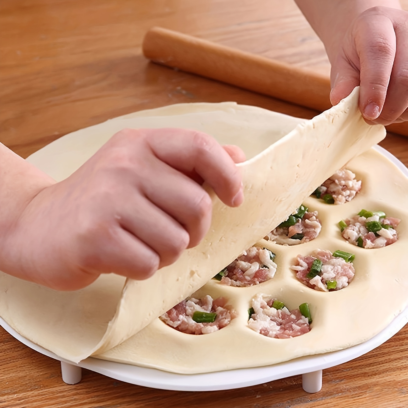 中国の餃子金型,キッチン,生地プレス,ラビオリ,ベーキングツ - Kitchen Gadgets Dumpling Maker のレビューと価格