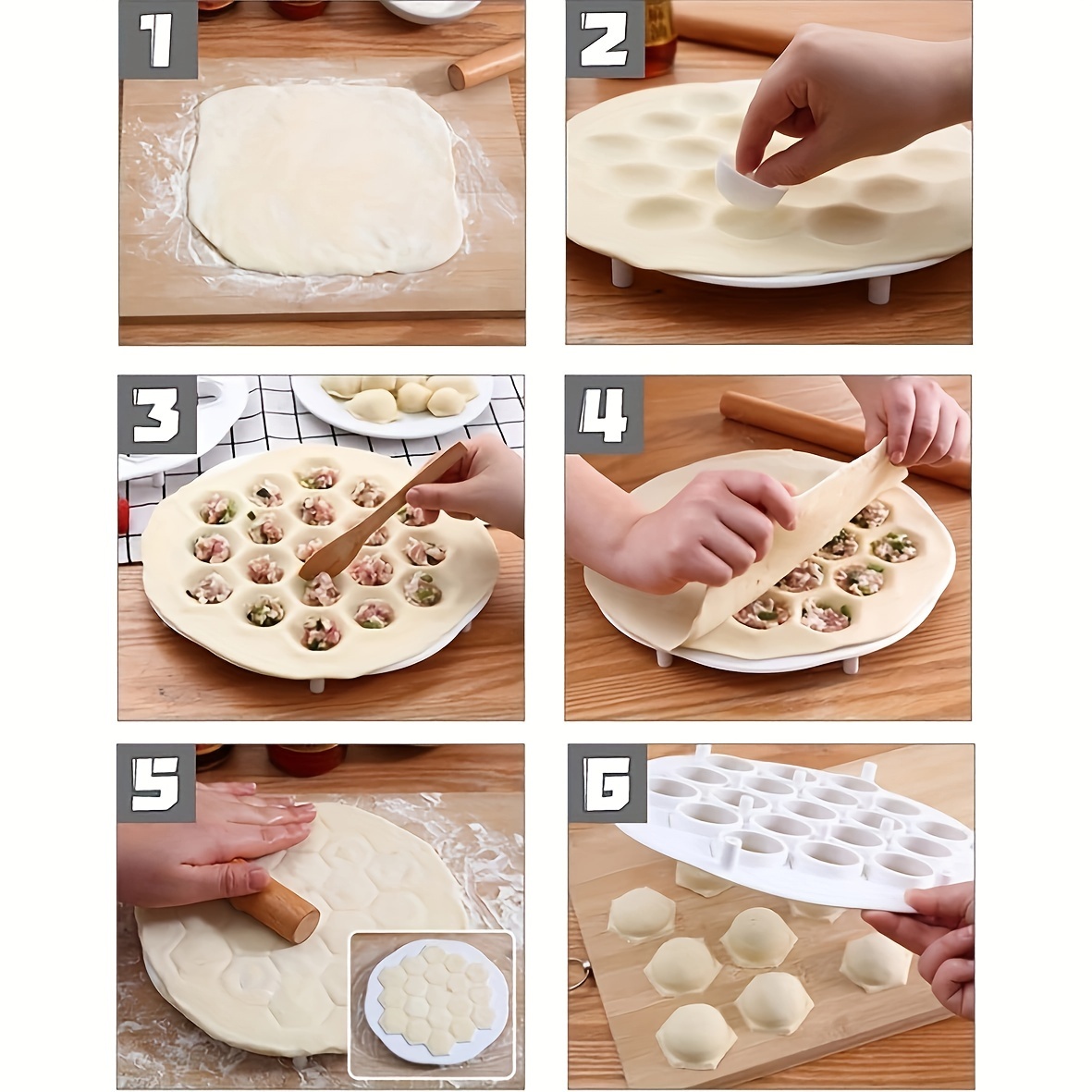 中国の餃子金型,キッチン,生地プレス,ラビオリ,ベーキングツ - Kitchen Gadgets Dumpling Maker のレビューと価格