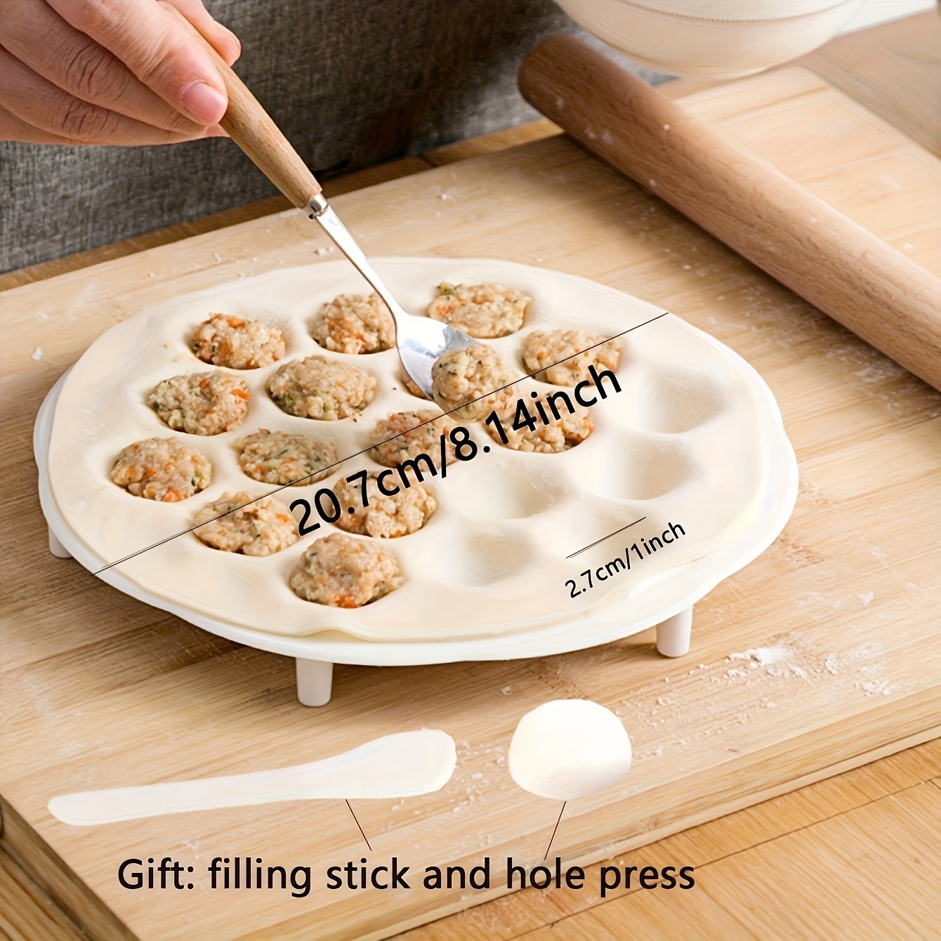 中国の餃子金型,キッチン,生地プレス,ラビオリ,ベーキングツ - Kitchen Gadgets Dumpling Maker のレビューと価格