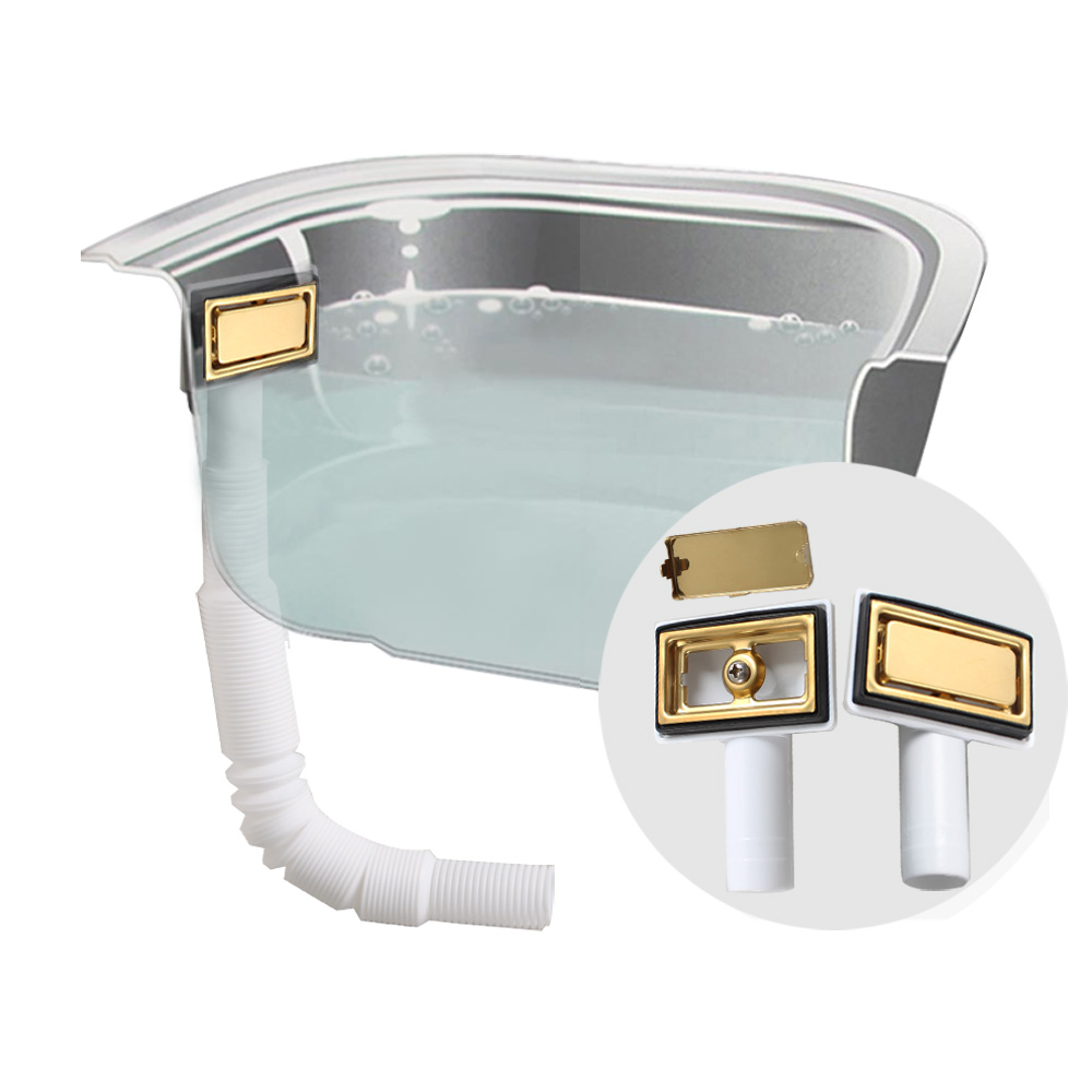 Talea-キッチンシンク用スクエアオーバーフローラルヘッド - Kitchen Gadgets Gold のレビューと価格