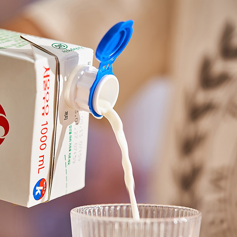 箱入りミルクシーリング蓋鮮度保持シーラー蓋プラスチックヘルパ - Kitchen Helper Gadgets のレビューと価格