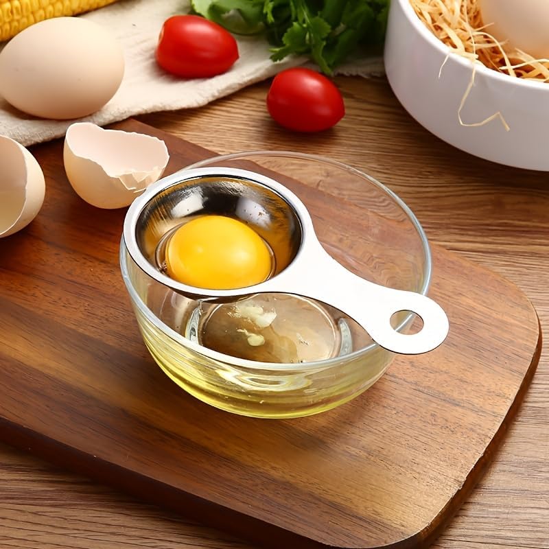 ステンレス鋼の卵分離器ストレーナーフィルター白い卵黄分離器キ - Egg Separator Tool のレビューと価格