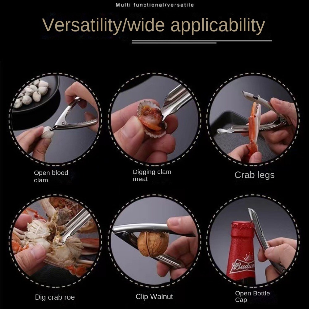 新しいクリエイティブな牡蠣開きクランプ、錆びないステンレス鋼 - Kitchen Gadgets New Products のレビューと価格