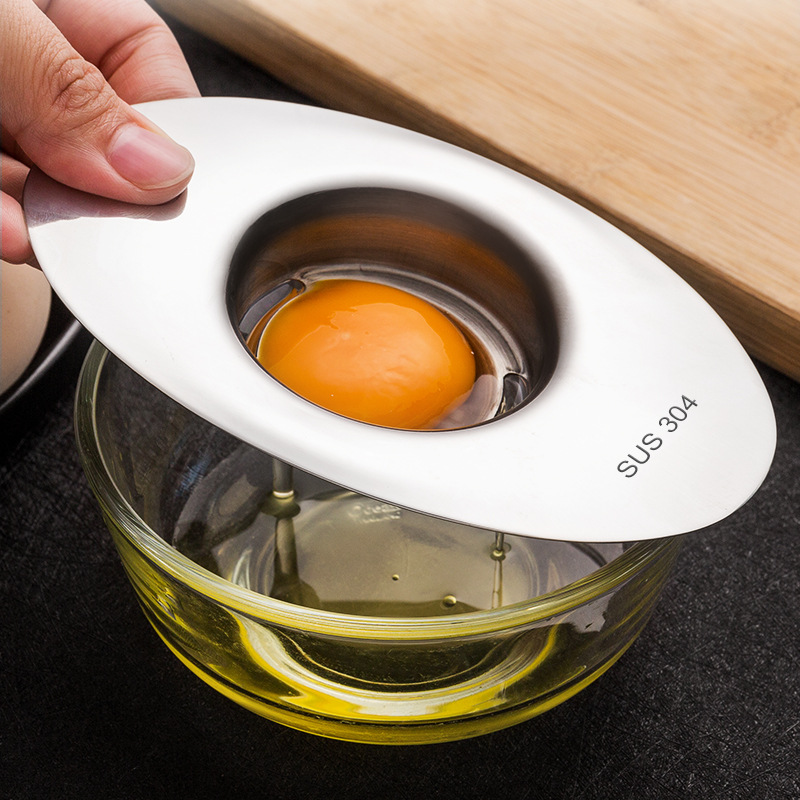 ステンレス鋼卵白分離ツール卵黄フィルターガジェットキッチンア - Egg Separator Tool のレビューと価格