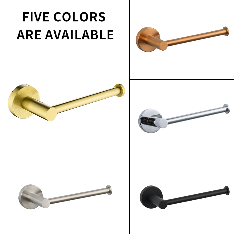 ブラッシュドゴールドトイレットペーパーティッシュホルダーウォ - Kitchen Gadgets Gold のレビューと価格