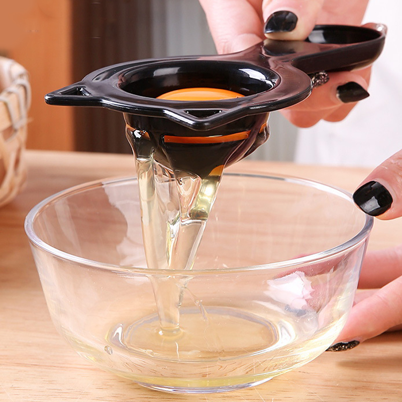 1個入り 2-in-1 可愛い漫画猫型 卵分離器＆計量カップ - Egg Separator Tool のレビューと価格
