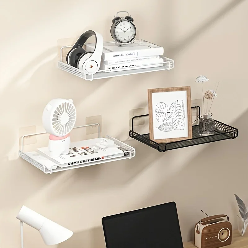 ステンレス製ルーターシェルフ 穴あけ不要 WiFi 壁掛けル - Kitchen Gadgets Organizer のレビューと価格