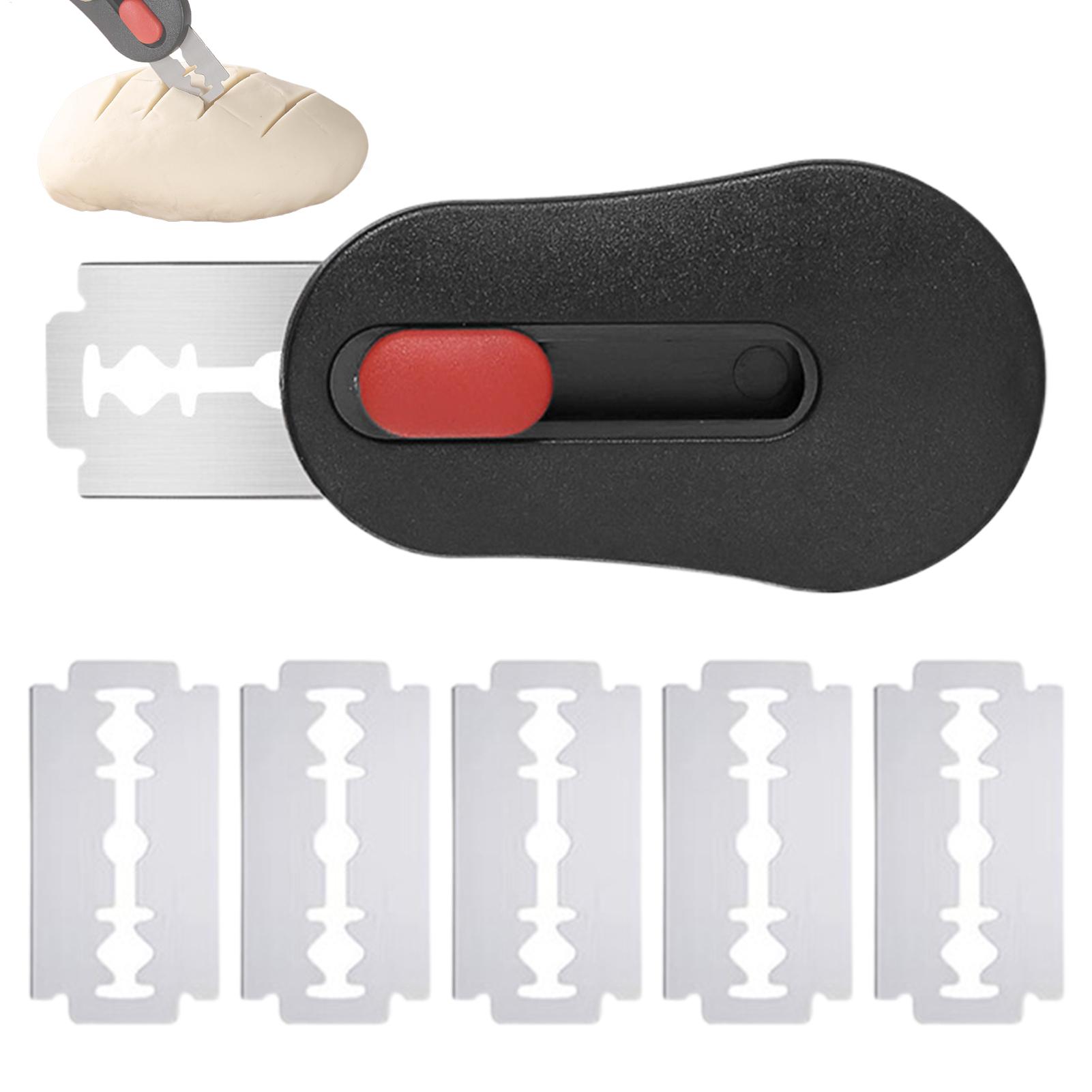 パン用スコアリングツール、サワードウ生地カッター、5枚刃付き - Kitchen Gadgets For Men のレビューと価格